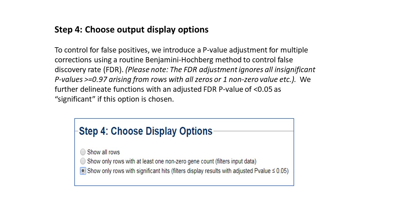 Choose Output